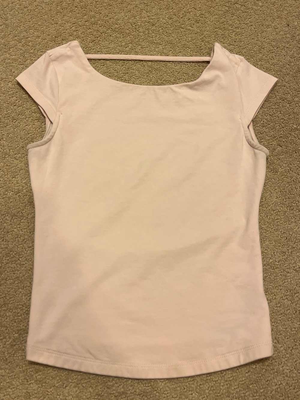 Garage pink backless top